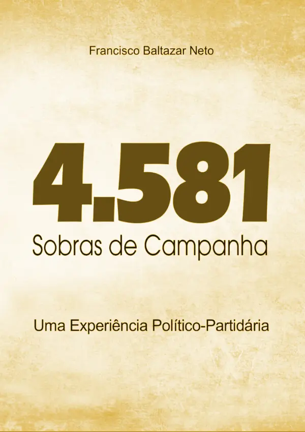 Capa do livro 4.581 Sobras de Campanha